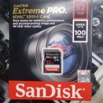 SANDISK EXTREME PRO 32gb 100MB/s Memory Card