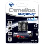 Camelion AlwaysReady NH-AA2000HPBP2 ? 2000mAh Rechargeable Battery