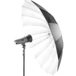 Studio Reflective Umbrella 185cm Black/Silver