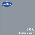 SAVAGE #56 FASHION GRAY 2.72 X 11M WIDETONE SEAMLESS BACKGROUND PAPER ROLL