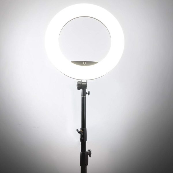 Anello LED Dimmerabile 55cm FS-640II 100W Con Telecomando E Treppiede – Per Foto, Video, YouTube E Selfie