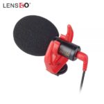 LENSGO DMM1 3.5mm Universal Cardioid Directional Condenser Microphone With Sponge Windshield