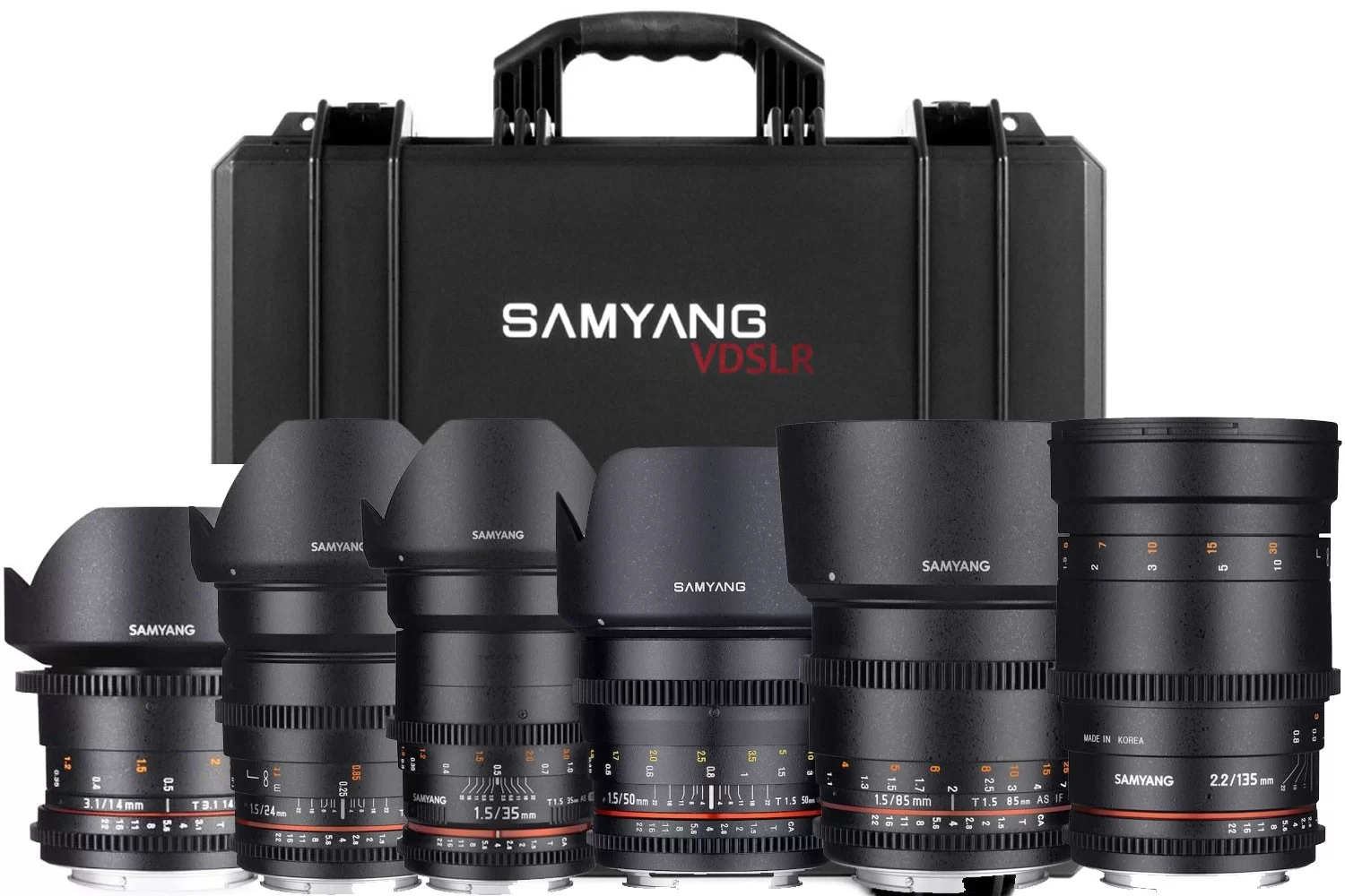 Samyang VDSLR Cine ii 6 Lens Kit - Rizwan Camera Centre