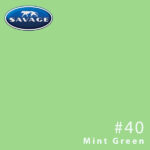 SAVAGE #40 MINT GREEN 2.72 X 11M WIDETONE SEAMLESS BACKGROUND PAPER ROLL