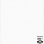 SAVAGE #01 Super White 2.18 X 11M SEAMLESS BACKGROUND PAPER ROLL