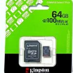 Kingston Memory Card 64GB with SD Adapter