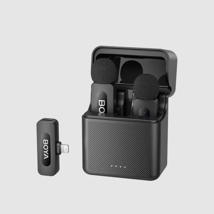 BOYA 2.4 GHz Dual-Channel Wireless Microphone BY-V3 - Image 1