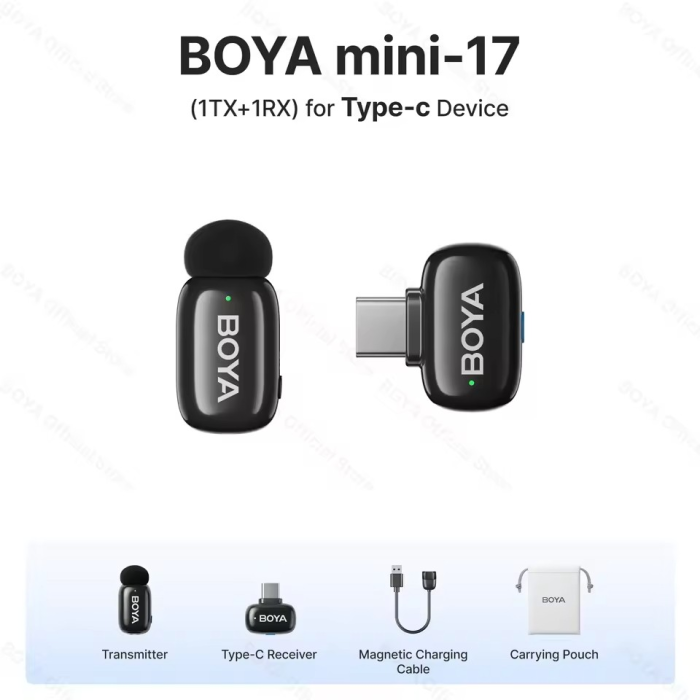 BOYA For Andriod Type C Wireless Microphone Mini 17 - Image 1