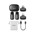 BOYA (Andriod Type C and I phone IOS) Dual Wireless Microphone Mini 12