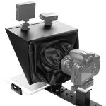 FEELWORLD TP13A Teleprompter 13 inch Portable Supports Under 13" Smartphone Tablet Prompting Smartphone DSLR Camera Bluetooth - Image 2