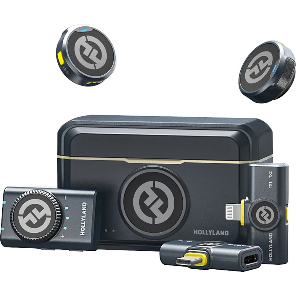 wf71tckk Hollyland LARK M2 Combo – DUO 2-Person Wireless Microphone System - Image 1