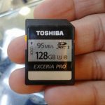 Toshiba 128GB SDXC card (4K supported)