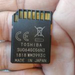 Toshiba 64GB SDXC card (4K supported)